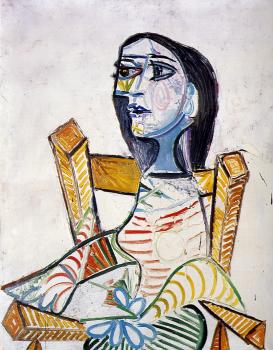 巴勃羅 畢加索 坐著的女人